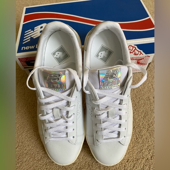 NEW IN BOX New Balance WTL791J1 Womens J. Crew White Sneakers Sz 7.5 - Picture 11 of 12